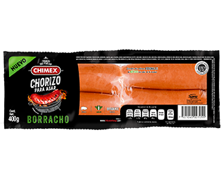 Empaque Chorizo para Asar Borracho Chimex Empaque Chorizo para Asar Borracho Chimex