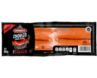 Empaque Chorizo para Asar Piquín Chimex Empaque Chorizo para Asar Piquín Chimex