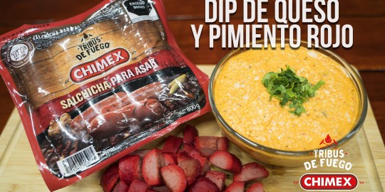 Legados de la tribu - Dip de Queso y Pimiento Rojo
